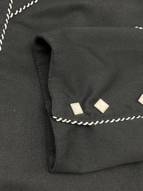 scully（スカリー）scully (スカリー) 長袖ワンピース　ウエスタンシャツ ブラック サイズ:XXLの古着・服飾アイテム