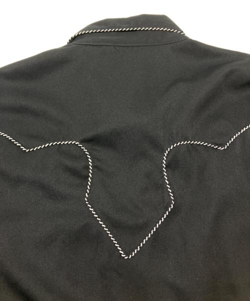 scully（スカリー）scully (スカリー) 長袖ワンピース　ウエスタンシャツ ブラック サイズ:XXLの古着・服飾アイテム