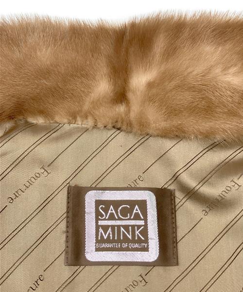 SAGA MINK（サガミンク）SAGA MINK (サガミンク) ミンクコート ライトブラウン サイズ:8の古着・服飾アイテム