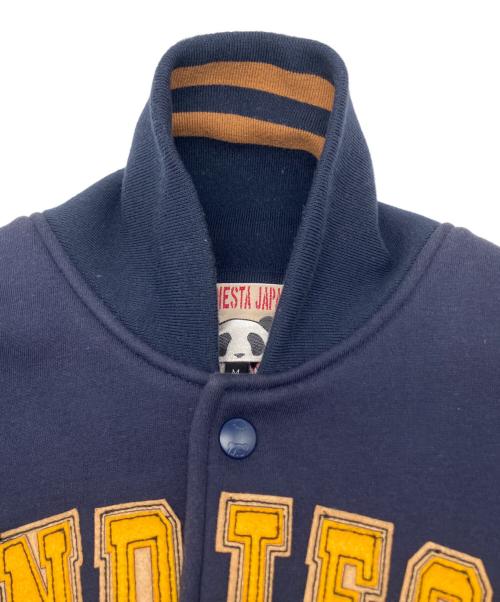 pandiesta japan（パンディエスタジャパン）pandiesta japan (パンディエスタジャパン) スタジャン ネイビー×イエロー サイズ:Ｍの古着・服飾アイテム