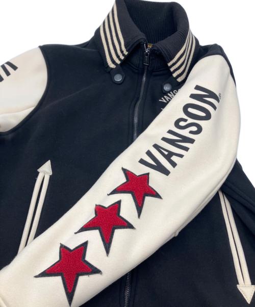 VANSON（バンソン）VANSON (バンソン) トム&ジェリー スタジャン ブラック×ホワイト サイズ:Lの古着・服飾アイテム