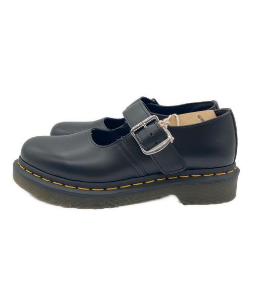 Dr.Martens（ドクターマーチン）Dr.Martens (ドクターマーチン) スムースレザーストラップシューズ ブラック サイズ:23.5㎝の古着・服飾アイテム