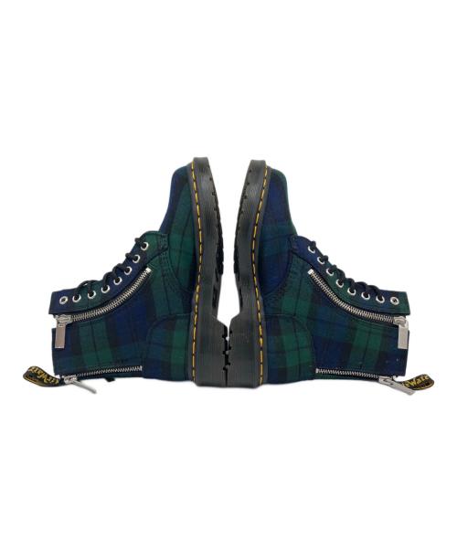 Dr.Martens（ドクターマーチン）Dr.Martens (ドクターマーチン) CORE APPLIQUE 1460 ZIP グリーン×ブルー サイズ:23cmの古着・服飾アイテム