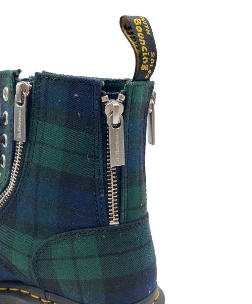 Dr.Martens（ドクターマーチン）Dr.Martens (ドクターマーチン) CORE APPLIQUE 1460 ZIP グリーン×ブルー サイズ:23cmの古着・服飾アイテム