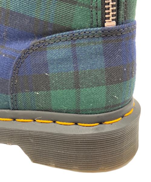 Dr.Martens（ドクターマーチン）Dr.Martens (ドクターマーチン) CORE APPLIQUE 1460 ZIP グリーン×ブルー サイズ:23cmの古着・服飾アイテム