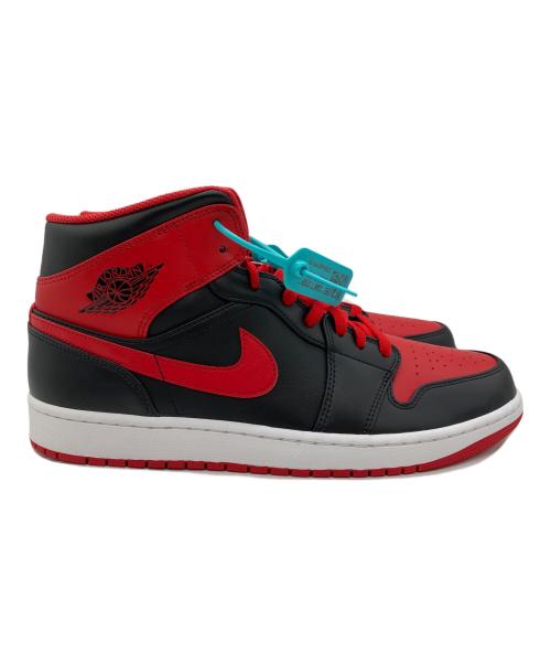 NIKE（ナイキ）NIKE (ナイキ) Air Jordan 1 Mid ブラック×レッド サイズ:30cmの古着・服飾アイテム