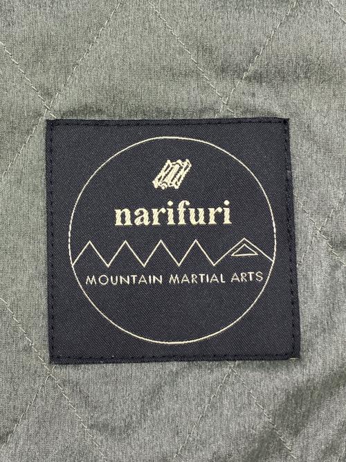 narifuri（ナリフリ）narifuri (ナリフリ) MMA (メトロポリタン美術館) 中綿ベスト オリーブ サイズ:Ｍの古着・服飾アイテム