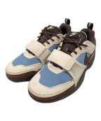 NIKEナイキ）の古着「Travis Scott × Nike Zoom Field Jaxx」｜ブラウン×アイボリー