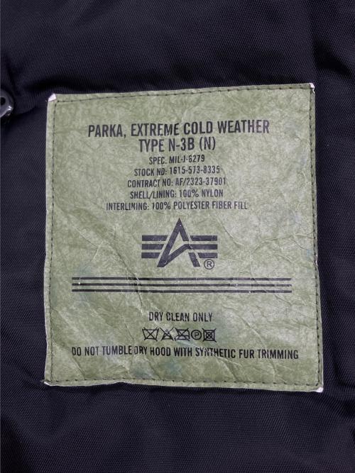 ALPHA INDUSTRIES（アルファインダストリーズ）ALPHA INDUSTRIES (アルファインダストリーズ) N-3B中綿フライトジャケット ブラック サイズ:Sの古着・服飾アイテム