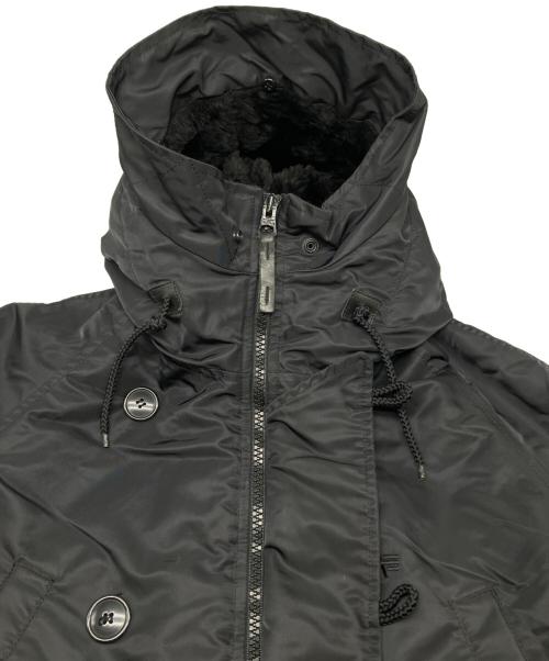 ALPHA INDUSTRIES（アルファインダストリーズ）ALPHA INDUSTRIES (アルファインダストリーズ) N-3B中綿フライトジャケット ブラック サイズ:Sの古着・服飾アイテム