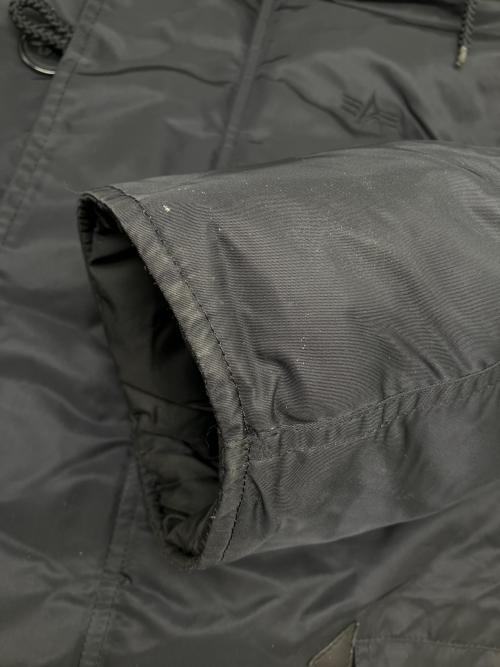 ALPHA INDUSTRIES（アルファインダストリーズ）ALPHA INDUSTRIES (アルファインダストリーズ) N-3B中綿フライトジャケット ブラック サイズ:Sの古着・服飾アイテム