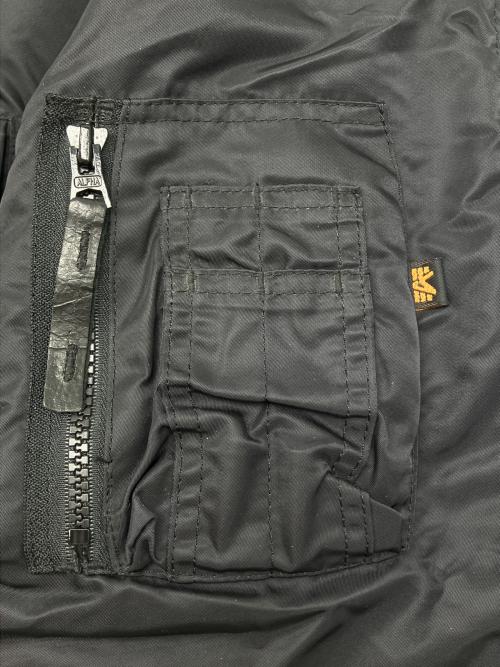 ALPHA INDUSTRIES（アルファインダストリーズ）ALPHA INDUSTRIES (アルファインダストリーズ) N-3B中綿フライトジャケット ブラック サイズ:Sの古着・服飾アイテム