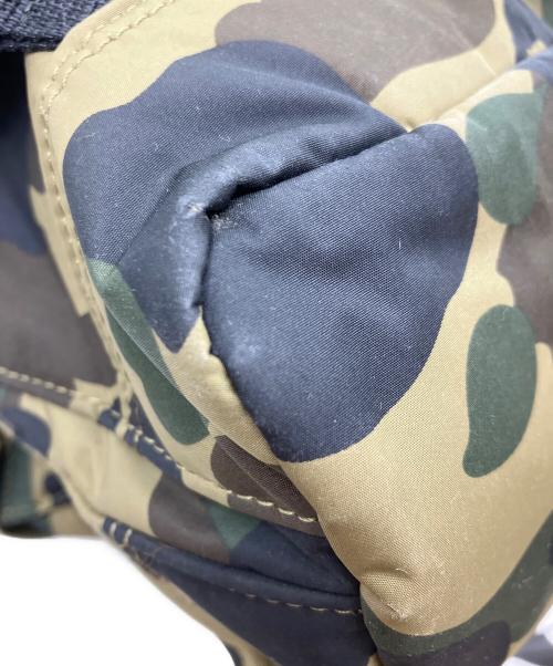 PORTER（ポーター）PORTER (ポーター) A BATHING APE (アベイシングエイプ) リュック グリーン×ブラックの古着・服飾アイテム