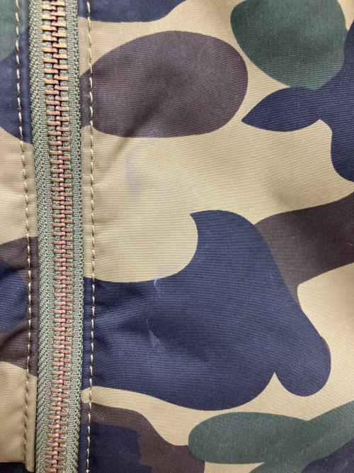 PORTER（ポーター）PORTER (ポーター) A BATHING APE (アベイシングエイプ) リュック グリーン×ブラックの古着・服飾アイテム