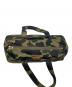 中古・古着 PORTER (ポーター) A BATHING APE (アベイシングエイプ) ミニボストンバッグ グリーン×ブラック：15000円