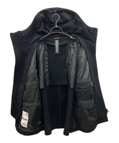 PRODUCT LAB（プロダクトラボ）PRODUCT LAB (プロダクトラボ) ラグランフィールドミドルコート ブラック サイズ:Lの古着・服飾アイテム