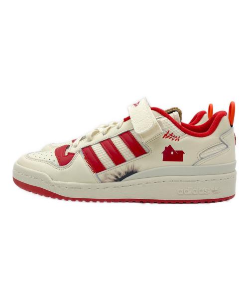 adidas（アディダス）adidas (アディダス) Home Alone × adidas Forum Low ベージュ×レッド サイズ:27.5㎝の古着・服飾アイテム