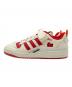 adidas (アディダス) Home Alone × adidas Forum Low ベージュ×レッド サイズ:27.5㎝：7000円