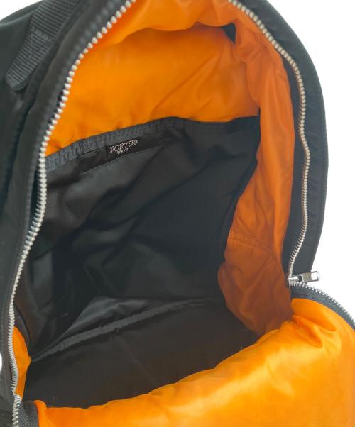 PORTER（ポーター）PORTER (ポーター) リュック ブラック×オレンジの古着・服飾アイテム