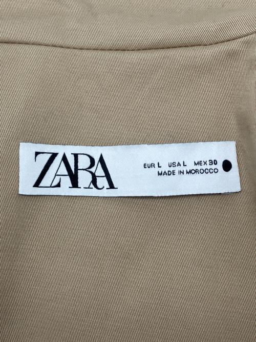 ZARA（ザラ）ZARA (ザラ) トレンチコート ベージュ サイズ:Lの古着・服飾アイテム