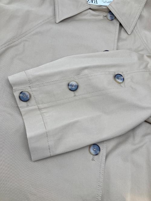 ZARA（ザラ）ZARA (ザラ) トレンチコート ベージュ サイズ:Lの古着・服飾アイテム