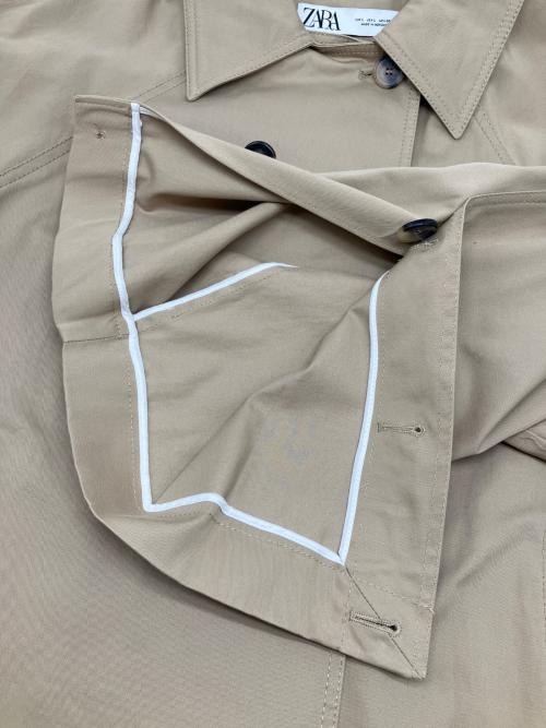 ZARA（ザラ）ZARA (ザラ) トレンチコート ベージュ サイズ:Lの古着・服飾アイテム