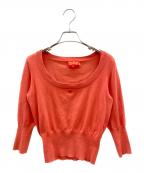 Vivienne Westwood RED LABELヴィヴィアンウエストウッドレッドレーベル）の古着「薄手ニット」｜レッド