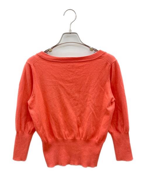 Vivienne Westwood RED LABEL（ヴィヴィアンウエストウッドレッドレーベル）Vivienne Westwood RED LABEL (ヴィヴィアンウエストウッドレッドレーベル) 薄手ニット レッド サイズ:2の古着・服飾アイテム