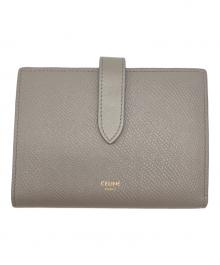 CELINE（セリーヌ）の古着「ミディアムストラップウォレット」｜グレー