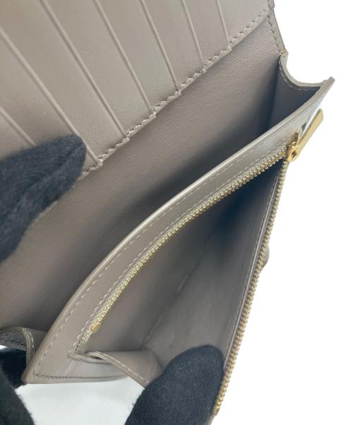 CELINE（セリーヌ）CELINE (セリーヌ) ミディアムストラップウォレット グレーの古着・服飾アイテム