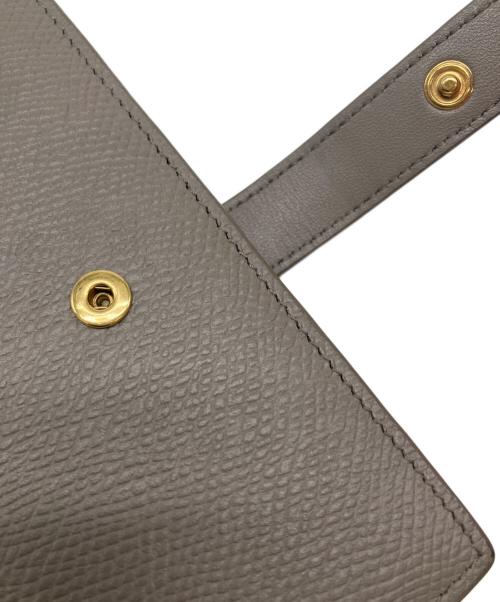 CELINE（セリーヌ）CELINE (セリーヌ) ミディアムストラップウォレット グレーの古着・服飾アイテム