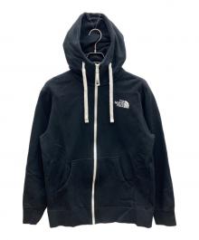 THE NORTH FACE（ザ ノース フェイス）の古着「ジップパーカー」｜ブラック×ホワイト