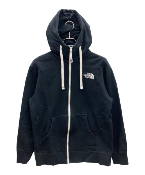 THE NORTH FACE（ザ ノース フェイス）THE NORTH FACE (ザ ノース フェイス) ジップパーカー ブラック×ホワイト サイズ:Lの古着・服飾アイテム