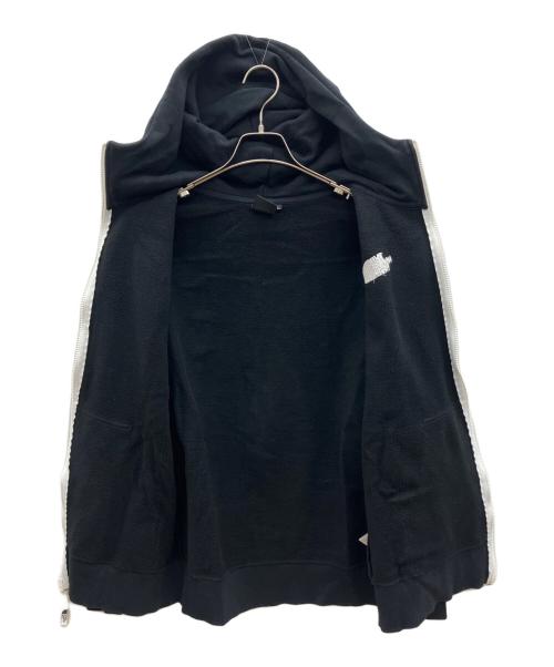 THE NORTH FACE（ザ ノース フェイス）THE NORTH FACE (ザ ノース フェイス) ジップパーカー ブラック×ホワイト サイズ:Lの古着・服飾アイテム