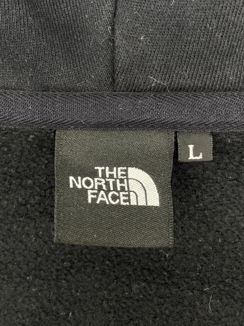 THE NORTH FACE（ザ ノース フェイス）THE NORTH FACE (ザ ノース フェイス) ジップパーカー ブラック×ホワイト サイズ:Lの古着・服飾アイテム