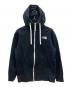 THE NORTH FACE（ザ ノース フェイス）の古着「ジップパーカー」｜ブラック×ホワイト