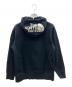 THE NORTH FACE (ザ ノース フェイス) ジップパーカー ブラック×ホワイト サイズ:L：5000円