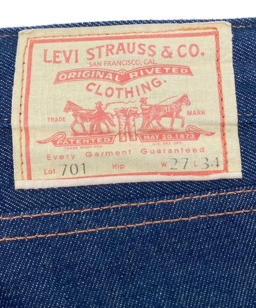 LEVI'S VINTAGE CLOTHING（リーバイス ビンテージ クロージング）LEVI'S VINTAGE CLOTHING (リーバイス ビンテージ クロージング) 701復刻デニムパンツ インディゴ サイズ:W27×L34の古着・服飾アイテム