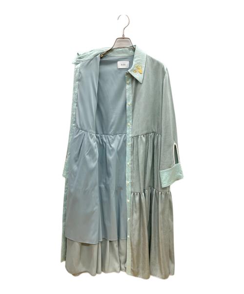 Arobe（アローブ）Arobe (アローブ) 長袖ワンピース スカイブルー サイズ:2の古着・服飾アイテム