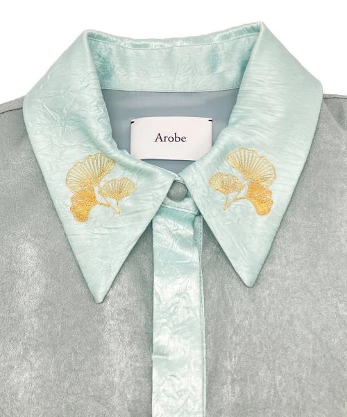 Arobe（アローブ）Arobe (アローブ) 長袖ワンピース スカイブルー サイズ:2の古着・服飾アイテム