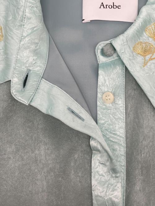 Arobe（アローブ）Arobe (アローブ) 長袖ワンピース スカイブルー サイズ:2の古着・服飾アイテム