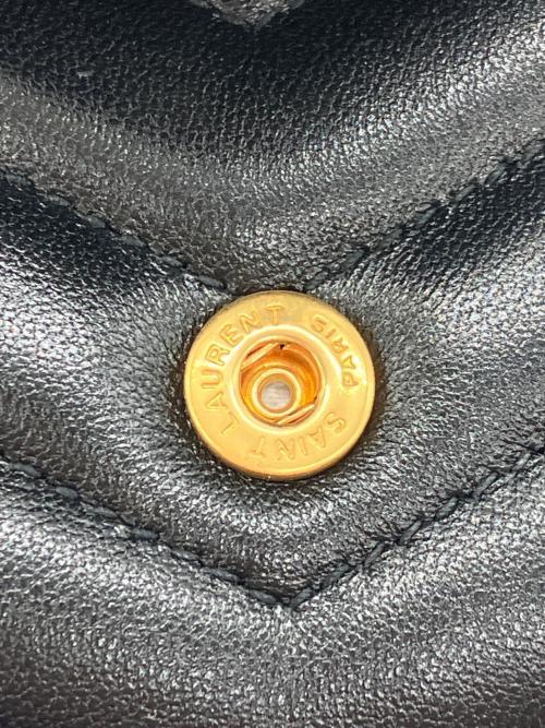 Saint Laurent Paris（サンローランパリ）Saint Laurent Paris (サンローランパリ) モノグラム マルチフォールドウォレット ブラックの古着・服飾アイテム