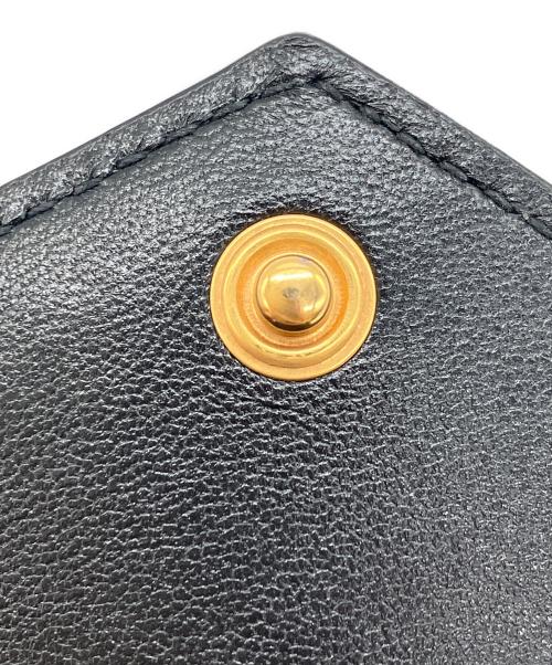 Saint Laurent Paris（サンローランパリ）Saint Laurent Paris (サンローランパリ) モノグラム マルチフォールドウォレット ブラックの古着・服飾アイテム