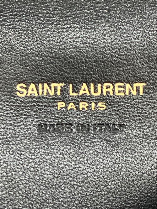 Saint Laurent Paris（サンローランパリ）Saint Laurent Paris (サンローランパリ) モノグラム マルチフォールドウォレット ブラックの古着・服飾アイテム