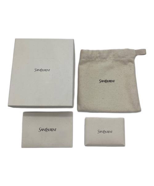 Saint Laurent Paris（サンローランパリ）Saint Laurent Paris (サンローランパリ) モノグラム マルチフォールドウォレット ブラックの古着・服飾アイテム