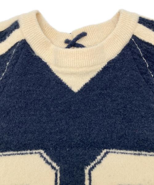 MAISON SPECIAL（メゾンスペシャル）MAISON SPECIAL (メゾンスペシャル) 厚手ニット ネイビー サイズ:FREEの古着・服飾アイテム
