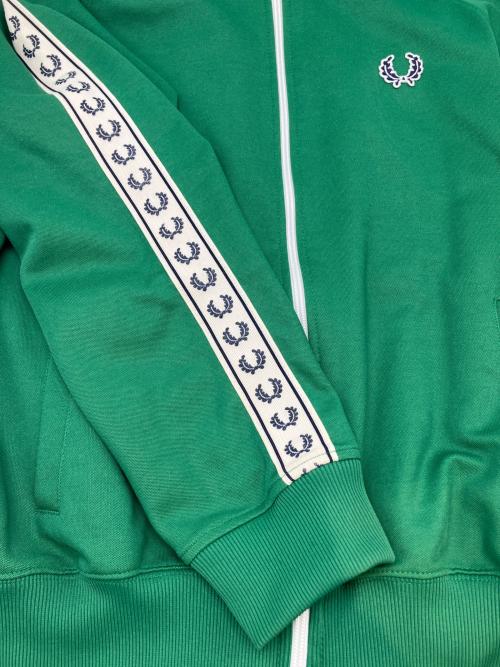 FRED PERRY（フレッドペリー）FRED PERRY (フレッドペリー) トラックジャケット　Y2K グリーン サイズ:Ｍの古着・服飾アイテム