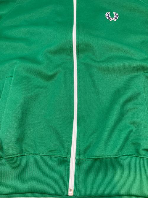 FRED PERRY（フレッドペリー）FRED PERRY (フレッドペリー) トラックジャケット　Y2K グリーン サイズ:Ｍの古着・服飾アイテム