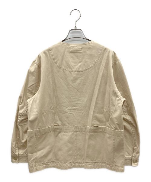 URCH RNA（アールエヌエー）URCH RNA (アールエヌエー) フレンチツールジャケット ベージュ サイズ:Ｍの古着・服飾アイテム