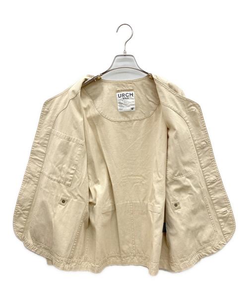 URCH RNA（アールエヌエー）URCH RNA (アールエヌエー) フレンチツールジャケット ベージュ サイズ:Ｍの古着・服飾アイテム